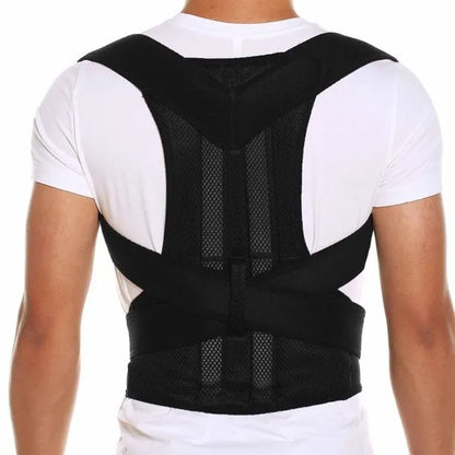 Adjustable Magnetic Posture Corrector Back Brace Support Belt