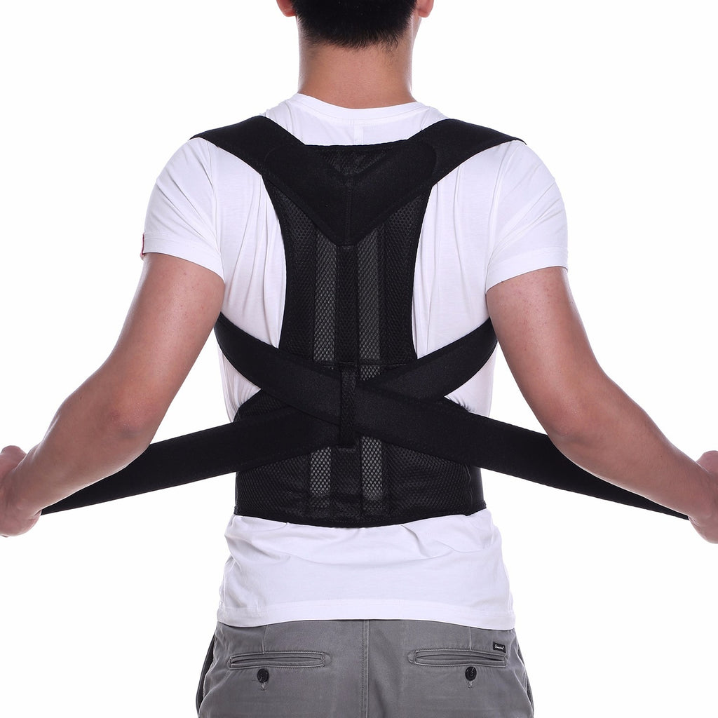 Adjustable Magnetic Posture Corrector Back Brace Support Belt