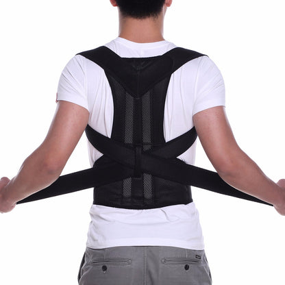 Adjustable Magnetic Posture Corrector Back Brace Support Belt