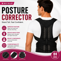 Adjustable Magnetic Posture Corrector Back Brace Support Belt