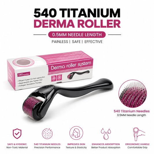 540 Titanium Derma Roller (0.5mm)