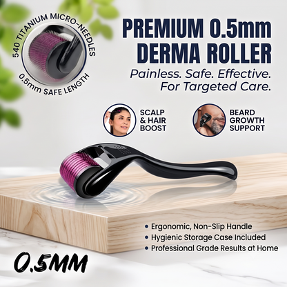 540 Titanium Derma Roller (0.5mm)