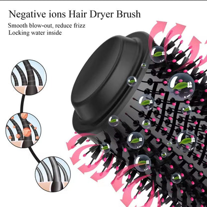 4-in-1 Hot Air Styler Brush – Hair Dryer, Straightener & Volumizer
